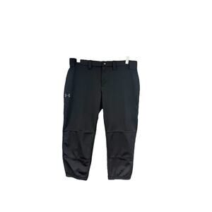 Under Armour Strike Zone Pants Womens Medium Black Softball Lightweight